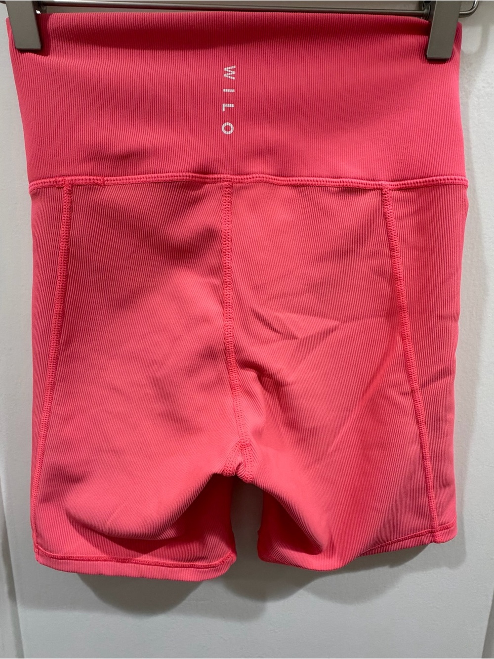 Willow Coral Pink High-Rise Active Bike Shorts